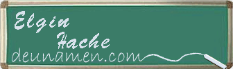 Elgin Hache Visitenkarte